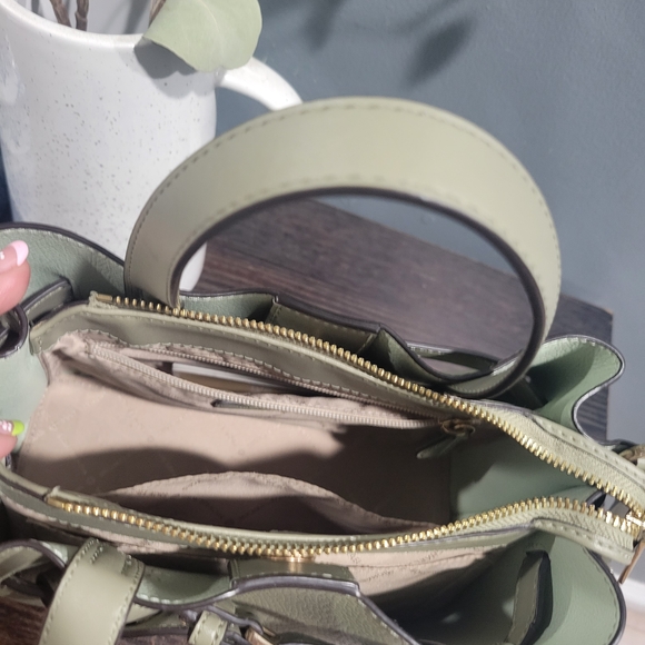 Michael Kors Sage Green Satchel - Picture 3 of 4